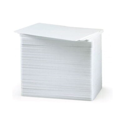 Fargo CR-80 UltraCard PVC Cards with Low-Coercivity Magnetic Stripe 500 Cards per box