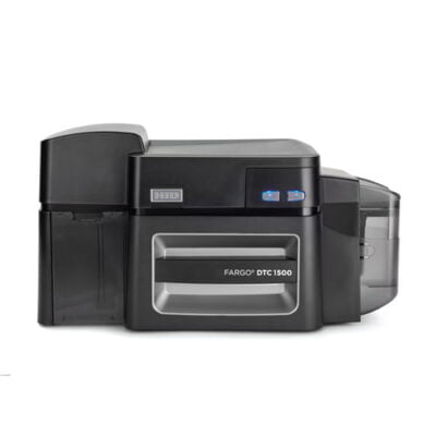 Fargo DTC1500 Single-Sided Printer Base Model with USB, Ethernet ID Card Printer