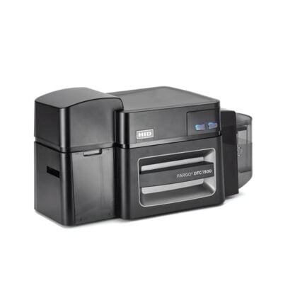 Fargo DTC1500 Single-Sided Printer Base Model with USB, Ethernet ID Card Printer