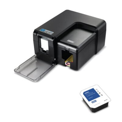 Fargo INK1000 Single-Sided Thermal Inkjet ID Card Printer with one set of INK