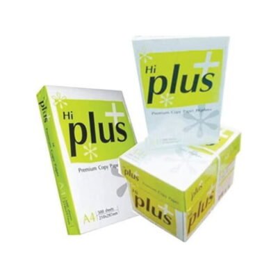 Hi Plus Premium Copy Paper, 500 Sheets, 75 GSM, A4 Size, White