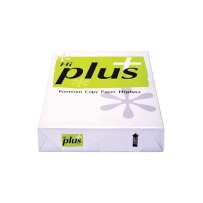 Hi Plus Premium Copy Paper, 500 Sheets, 75 GSM, A4 Size, White