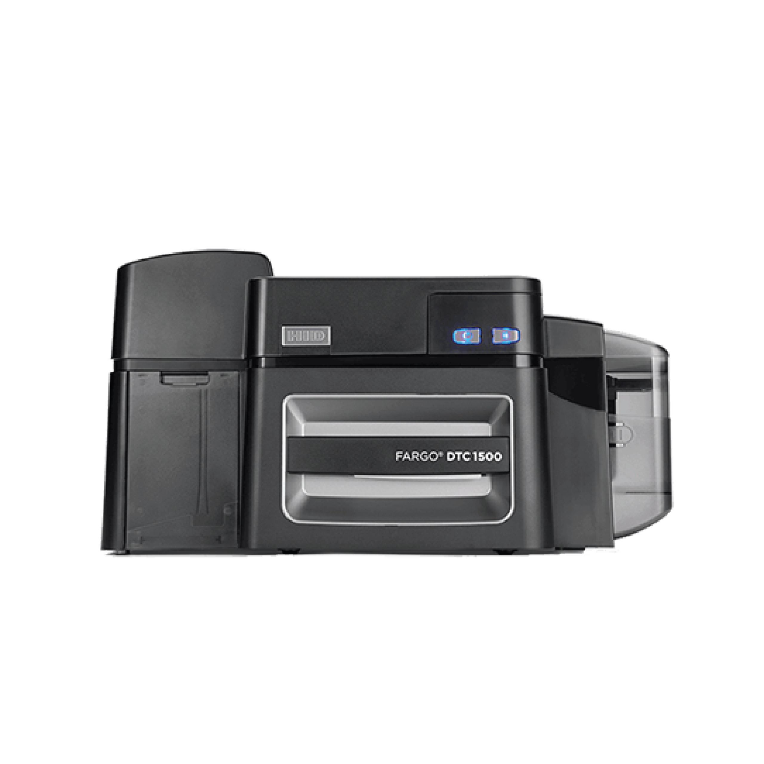 Fargo DTC1500 Dual Side Printer with flipper tag, USB & Ethernet
